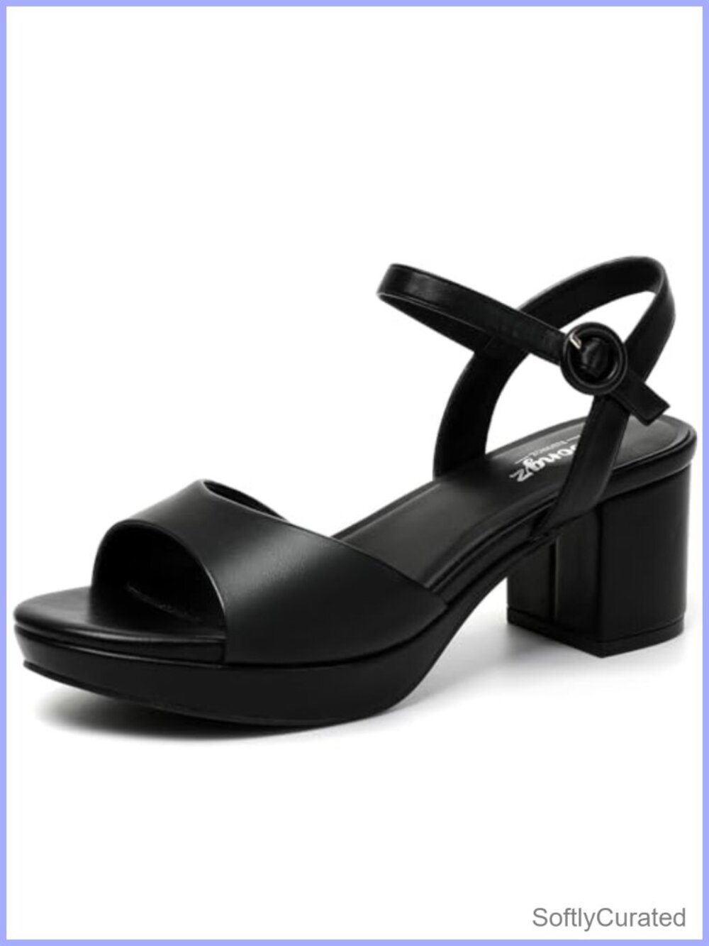 Women's Platform Heels Chunky Block Heel Open Toe Ankle Strap Dressy Sandals